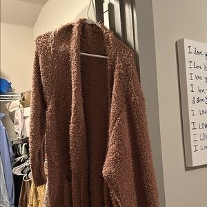 Gianni Bini Brown Fuzzy Cardigan